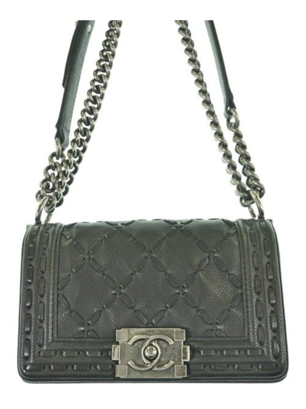 Chanel Boy Chain Shoulder CC Logo Bag